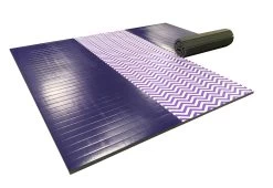 AK Athletic Equipment Gymnastics Chevron 12' X 12' X 1 3/8" Roll-Up Tumbling Mat