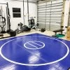 AK Athletic Equipment 14' X 14' X 1 3/8" Roll Up Wrestling Mat -Fitness Craze 12 x12 bluewrestlingmat