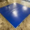 AK Athletic Equipment Clearance 8' X 8' X 1 3/8" Roll-Up Wrestling Mat Blue Vinyl Flaw 2 AK Athletic Equipment Clearance 8' X 8' X 1 3/8" Roll-Up Wrestling Mat Blue Vinyl Flaw -Fitness Craze 14oz8x8clearancebluemat