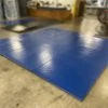 AK Athletic Equipment Clearance Wrestling 14' X 13' 11 3/4" X 1 3/8" Roll-Up Mat Vinyl Flaw -Fitness Craze 14x13113 4 clearancebluemat