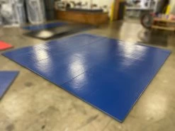 AK Athletic Equipment Clearance Wrestling 14' X 13' 11 3/4" X 1 3/8" Roll-Up Mat Vinyl Flaw