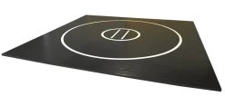 AK Athletic Equipment 14' X 14' X 1 3/8" Roll Up Wrestling Mat -Fitness Craze 14x14 rollup wrestling mat