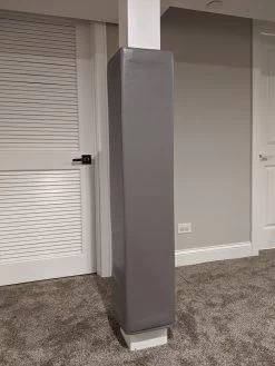 AK Athletic Equipment 4' Tall Four Sided Column Pad, 9" Side Width