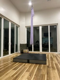 AK Athletic Equipment Aerial Arts Bi-Fold Landing Mat 6' X 6' X 8" -Fitness Craze 30669edit 1