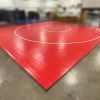 AK Athletic Equipment Clearance 30' X 30' X 1 3/8" Roll-Up Wrestling Mat Red -Fitness Craze 30x30clearancemat