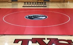 AK Athletic Equipment 42' X 42' X 1 3/8" Roll-Up Wrestling Mat