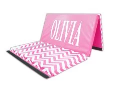 AK Athletic Equipment Chevron Zigzag 4' X 6' X 2" Intermediate Level Folding Gymnastics Mat