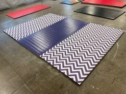 AK Athletic Equipment Clearance Gymnastics Chevron 8' X 12' X 1 3/8" Roll-Up Tumbling Mat