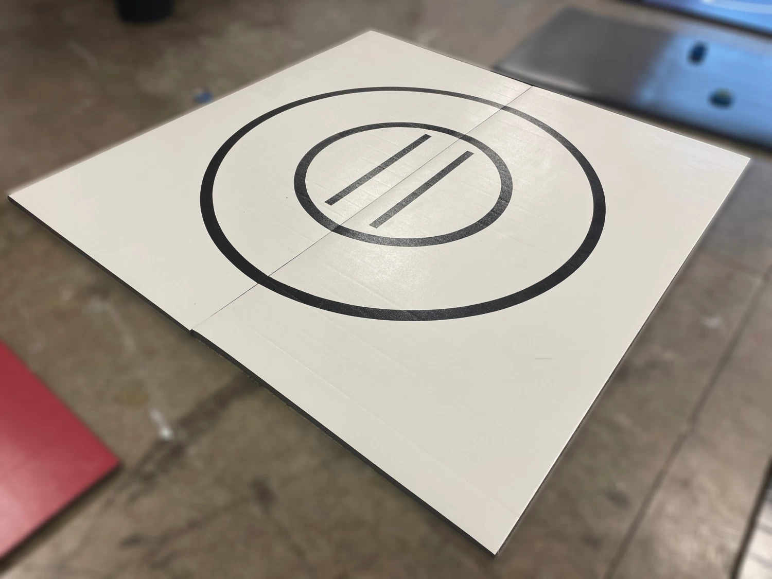 AK Athletic Equipment Clearance 8' X 8' X 1 3/8" Roll-Up Wrestling Mat White 3 AK Athletic Equipment Clearance 8' X 8' X 1 3/8" Roll-Up Wrestling Mat White