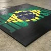 AK Athletic Equipment Jiu Jitsu Roll Up Digitally Printed 8' X 8' X 1 3/8" Roll-Up Mat -Fitness Craze Brazilian Jiu JItsu 88 flat