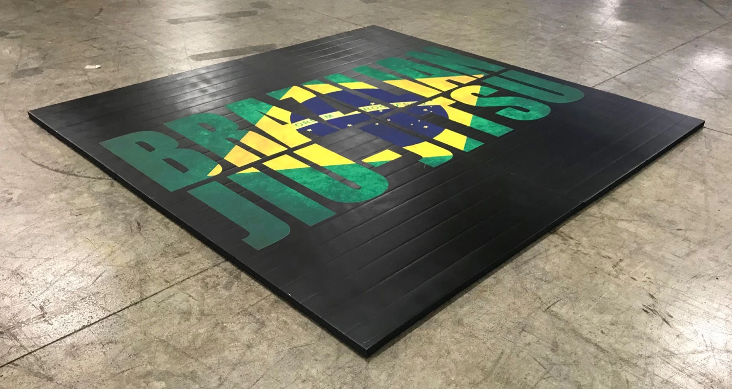 AK Athletic Equipment Jiu Jitsu Roll Up Digitally Printed 8' X 8' X 1 3/8" Roll-Up Mat 3 AK Athletic Equipment Jiu Jitsu Roll Up Digitally Printed 8' X 8' X 1 3/8" Roll-Up Mat