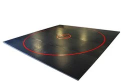 AK Athletic Equipment QUICK SHIP 20' X 20' X 1 3/8" Roll-Up Wrestling Mat- BLACK MAT WITH NO CIRCLES- ONLY ONE AVAILABLE 12 AK Athletic Equipment QUICK SHIP 20' X 20' X 1 3/8" Roll-Up Wrestling Mat- BLACK MAT WITH NO CIRCLES- ONLY ONE AVAILABLE -Fitness Craze Competition Wrestling Mat 20 x 20 737e4516 cc9e 44ed a3b7 3ffc0e787855