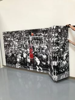 AK Athletic Equipment Digitally Printed 6' X 12' X 2" Removable Folding Gym Wall Pad -Fitness Craze IMG 2277