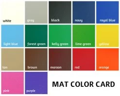 AK Athletic Equipment Fence Top Rail Padding (4 Feet) 9 AK Athletic Equipment Fence Top Rail Padding (4 Feet) -Fitness Craze MAT COLOR CARD 7806fc1b 74f0 46c2 a831 90fa783312a4