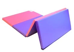 AK Athletic Equipment Folding 4' X 8' X 2" Gymnastics Mat Intermediate Level -Fitness Craze PARTIALLY FOLDED 482 PP 2f6e9de6 ca1e 4c71 9760 419e501476ba