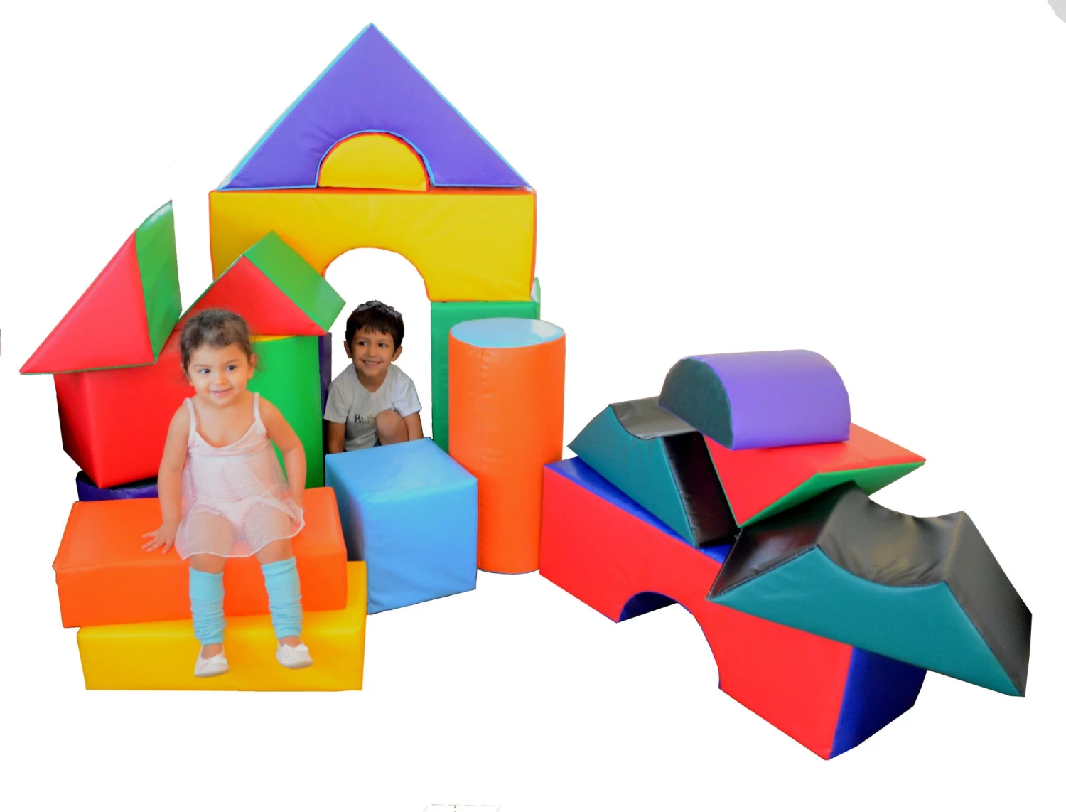 AK Athletic Equipment Soft Play 21-Piece Block Set 3 AK Athletic Equipment Soft Play 21-Piece Block Set