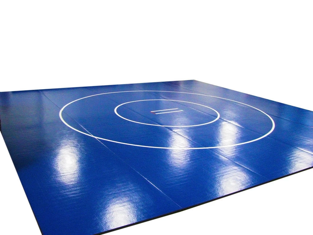 AK Athletic Equipment QUICK SHIP 20' X 20' X 1 3/8" Roll-Up Wrestling Mat- BLACK MAT WITH NO CIRCLES- ONLY ONE AVAILABLE 7 AK Athletic Equipment QUICK SHIP 20' X 20' X 1 3/8" Roll-Up Wrestling Mat- BLACK MAT WITH NO CIRCLES- ONLY ONE AVAILABLE - Image 5