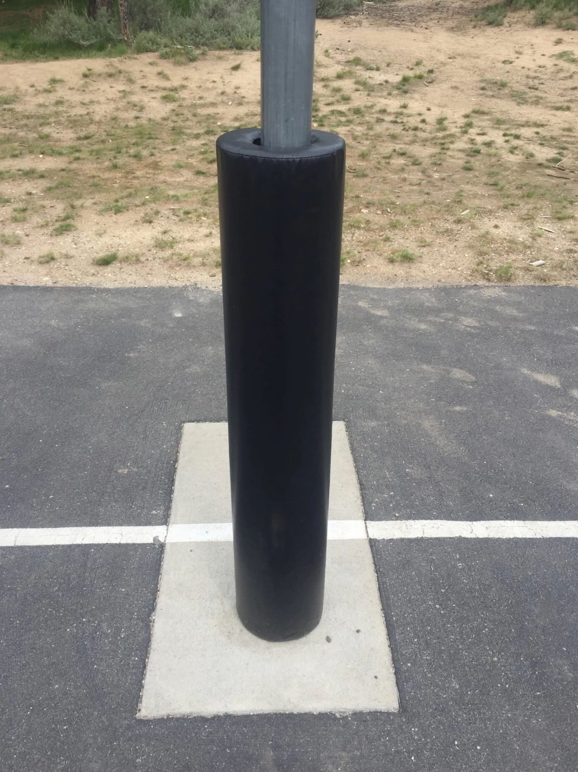 AK Athletic Equipment 4' Tall Pole Pad, 9" Diameter 7 AK Athletic Equipment 4' Tall Pole Pad, 9" Diameter - Image 5