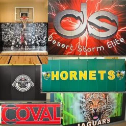AK Athletic Equipment 6' X 12' X 2" Removable Folding Gym Wall Pad -Fitness Craze Wall Pads With Graphics 52333f83 4ed0 4fd5 9cb0 98810636fcda