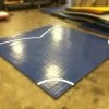 AK Athletic Equipment Clearance 10' X 10' X 1 3/8" Roll-Up Wrestling Mat Blue With White Circles 2 AK Athletic Equipment Clearance 10' X 10' X 1 3/8" Roll-Up Wrestling Mat Blue With White Circles -Fitness Craze clearanceblueandwhite10x10