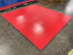 AK Athletic Equipment Clearance 9' X 10' X 1 3/8" Roll-Up Wrestling Mat Red