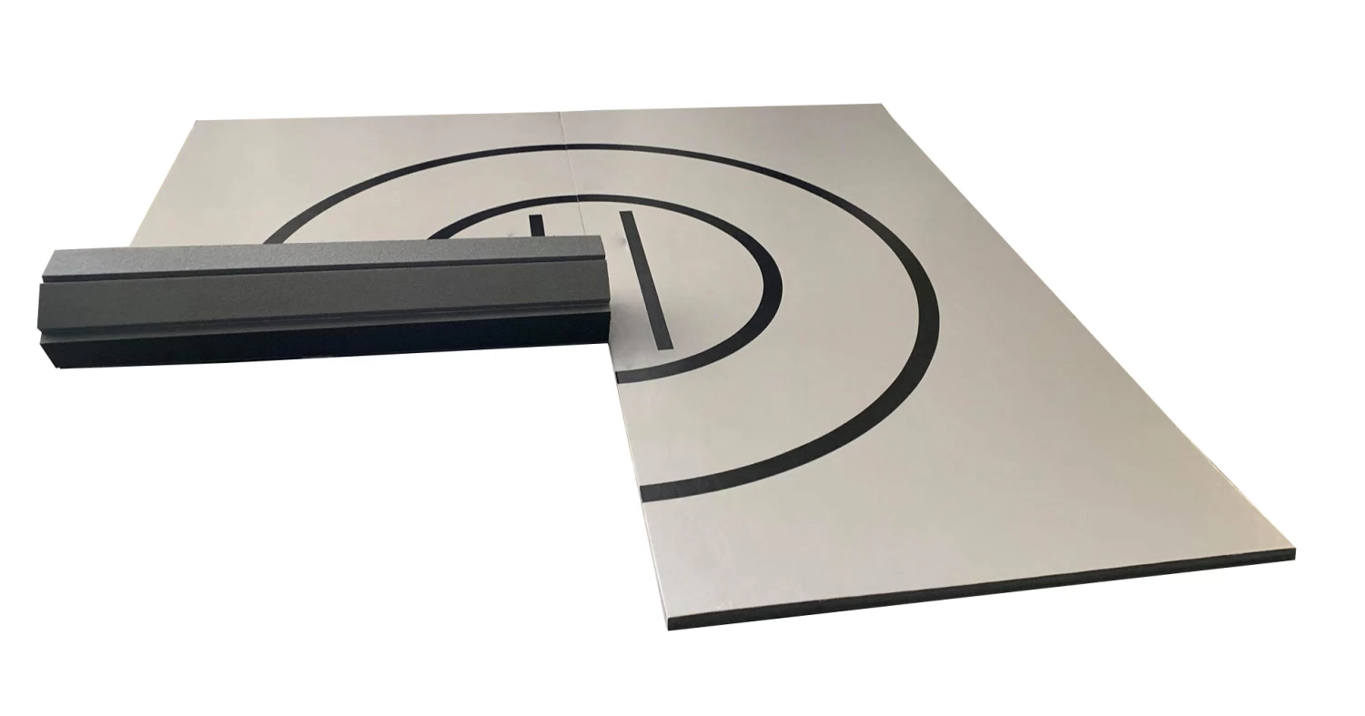 AK Athletic Equipment Clearance Shop Grip Safe 8' X 8' X 1 3/8" Roll-Up Wrestling Mat 5 AK Athletic Equipment Clearance Shop Grip Safe 8' X 8' X 1 3/8" Roll-Up Wrestling Mat - Image 3