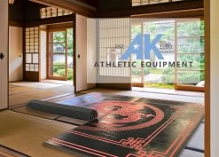 AK Athletic Equipment Dragon Digitally Printed 8' X 8' X 1 3/8" Roll-Up MMA Grappling Mat