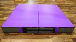 AK Athletic Equipment Aerial Arts Bi-Fold Landing Mat 6' X 6' X 8" -Fitness Craze purple aerial arts mat