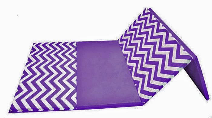 AK Athletic Equipment Holiday Shop Chevron Zigzag 4' X 8' X 1 3/8" Advanced Level Folding Gymnastics Mat 8 AK Athletic Equipment Holiday Shop Chevron Zigzag 4' X 8' X 1 3/8" Advanced Level Folding Gymnastics Mat - Image 6