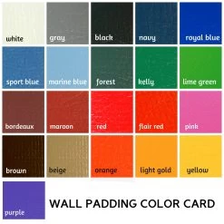 AK Athletic Equipment 6' Four Sided Column Pad, 8" Side Width -Fitness Craze wall padding color card ae800e61 f907 4c61 9c92 a92ef18f7fee