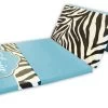 AK Athletic Equipment Zebra Print Monogram 4' X 8' Folding Gymnastics Mat -Fitness Craze zebra marine blue mat with drop shadow